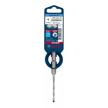 Broca Bosch SDS plus-7X 4 mm de diámetro 115 mm de longitud