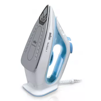 Plancha de vapor Braun TexStyle 1 SI1050BL suela cerámica 2000 W azul, blanco