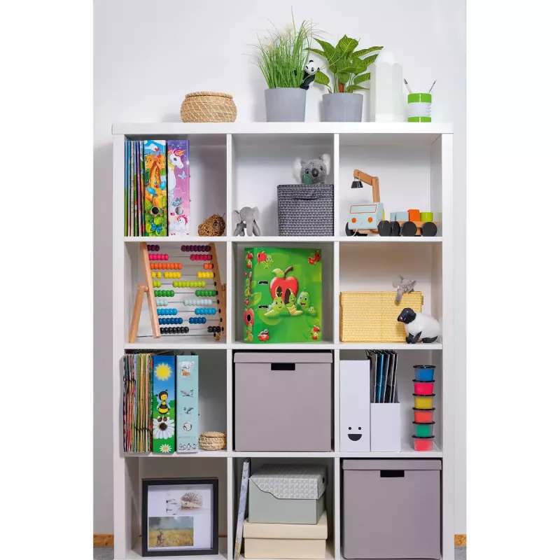 Archivador decorativo HERMA A4 Fritz der Wurm anillas D cartón 285x315mm