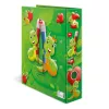 Archivador decorativo HERMA A4 Fritz der Wurm anillas D cartón 285x315mm
