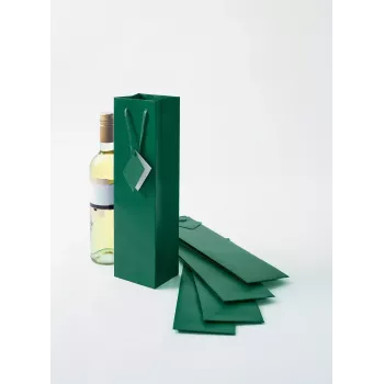 Bolsa de regalo Sigel GT502 verde 100mm x 80mm x 350mm