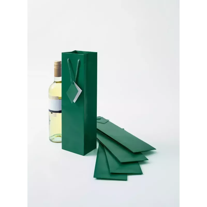 Bolsa de regalo Sigel GT502 Verde 100mm x 80mm x 350mm