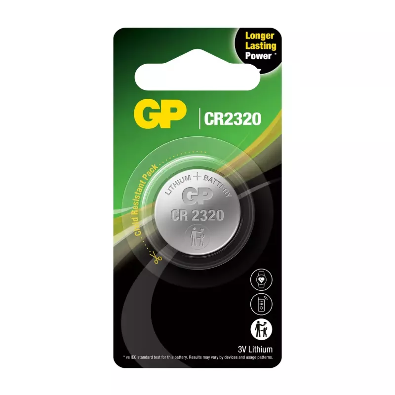 Pila GP Batteries 103237 CR2320 Litio-dióxido de manganeso