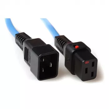 ACT Cable de alimentación C19 IEC Lock - C20 azul 2 m, PC1358