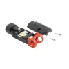 ACT SFO65 C13 IEC Lock+ conector recableable, PA130100BK, negro