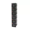 ACT C13 IEC Lock Net Entree (6 salidas) - negro, PA135015BK6