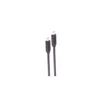 Cable USB ShiverPeaks BS13-63005 USB4 Gen 3x2 0,25 m USB-C negro
