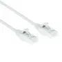 ACT Blanco 7 metros Cable de red LSZH U/UTP CAT6 Datacenter Slimline con conectores RJ45