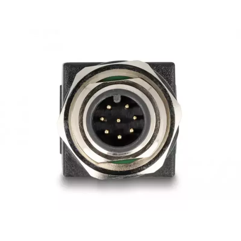 DeLOCK Adaptador M12 codificación A conector macho de 8 polos a conector hembra RJ45 recto