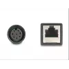 Cable adaptador M12 DeLOCK codificación A conector hembra de 8 polos a conector hembra RJ45 50 cm