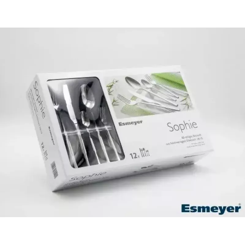 Set de maletín de cubiertos Esmeyer SOPHIE 60 uds. Acero inoxidable