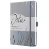 Bloc de notas Sigel Jolie JN351 A5 87 hojas Oro Gris