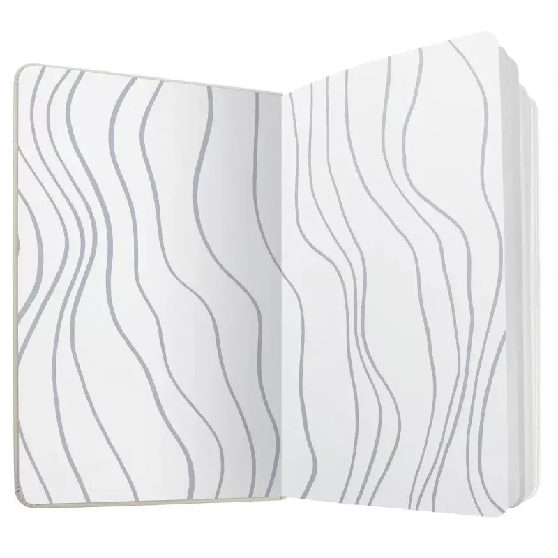 Bloc de notas Sigel Jolie JN351 A5 87 hojas Oro Gris