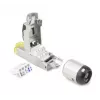 ACT conector RJ45 CAT6A apantallado para terminación en campo, sin herramientas, 4PPoE 100W