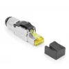 ACT conector RJ45 CAT6A apantallado para terminación en campo, sin herramientas, 4PPoE 100W