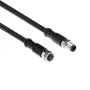 ACT Industrial cable de sensor de 3,00 metros M8A 3 polos conector macho a conector hembra M8A 3 polos, cable TPE Ultraflex Xtreme, apantallado
