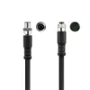 ACT Industrial cable de sensor de 5,00 metros M8A 3 polos conector macho a conector hembra M8A 3 polos, cable TPE Ultraflex Xtreme, apantallado
