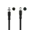 ACT Industrial cable de sensor de 1,50 metros M8A 4 polos conector macho a conector hembra M8A 4 polos, cable TPE Ultraflex Xtreme, apantallado