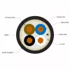 ACT Industrial cable de sensor de 1,50 metros M8A 4 polos conector macho a conector macho M8A 4 polos, cable TPE Ultraflex Xtreme, apantallado