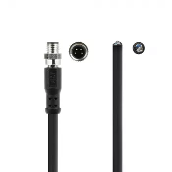 ACT Industrial cable de sensor de 1,50 metros M8A 4 polos conector macho a extremo abierto, cable TPE Ultraflex Xtreme, apantallado
