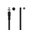 ACT Industrial cable de sensor de 1,50 metros M8A 4 polos conector hembra a extremo abierto, cable TPE Ultraflex Xtreme, apantallado