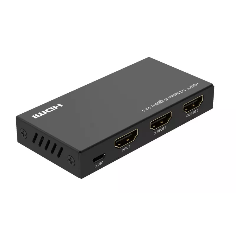 Divisor HDMI Microconnect MC-HDMISPLITTER0102-4K resolución 4K negro