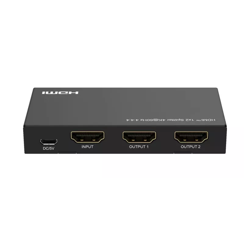 Divisor HDMI Microconnect MC-HDMISPLITTER0102-4K resolución 4K negro