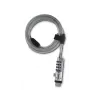 Candado de cable USB Hama plateado, transparente 1,8 m