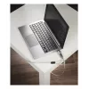 Candado de cable USB Hama plateado, transparente 1,8 m