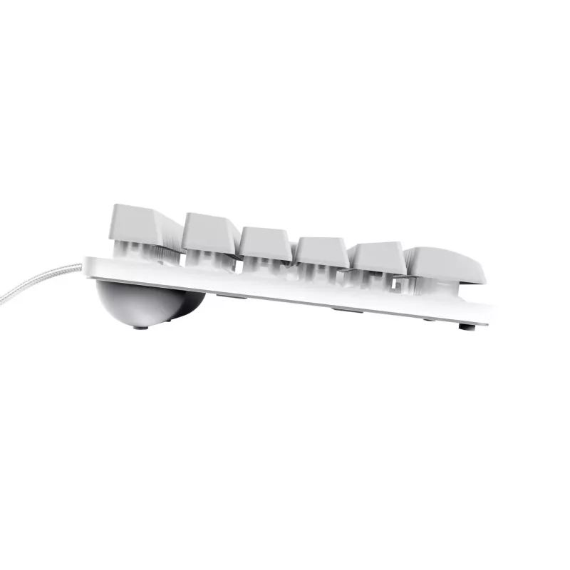 Teclado gaming Trust GXT 833W Thado USB QWERTZ alemán blanco
