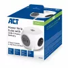 Alargador de corriente ACT AC2420 1,5 m 3 tomas de corriente para interior Blanco