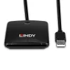 Lindy 43407 lector de tarjetas inteligentes USB 2.0