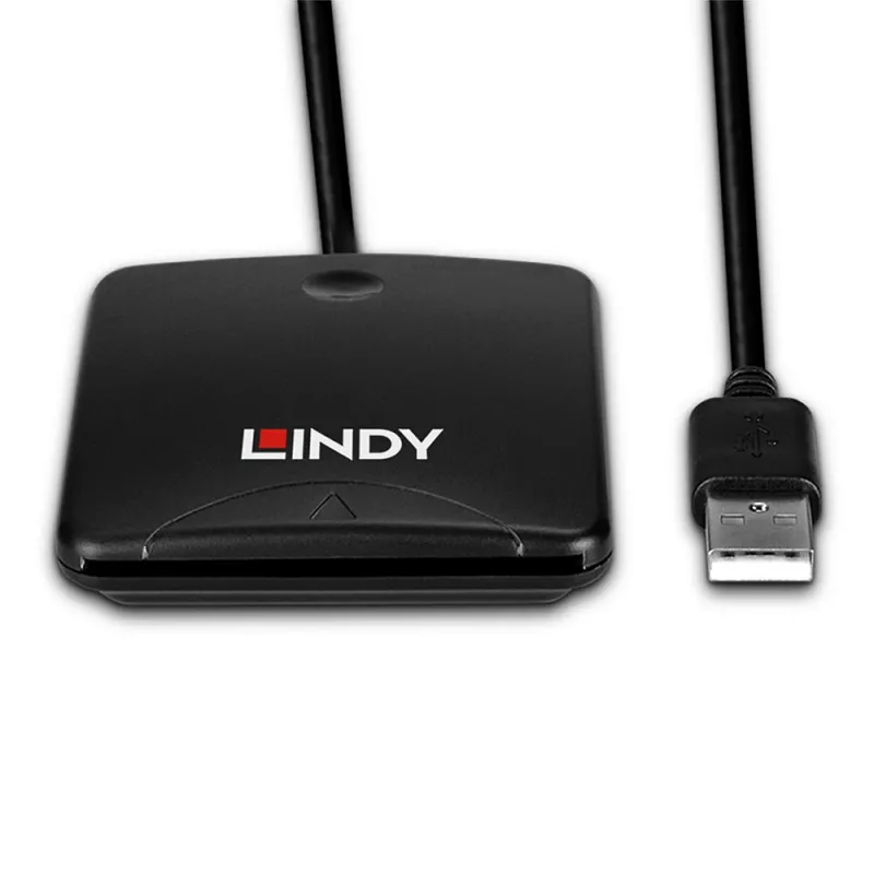Lindy 43407 lector de tarjetas inteligentes USB 2.0