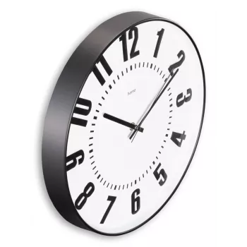 Hama Formentera Reloj de cuarzo redondo Negro, Blanco
