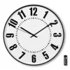 Hama Formentera Reloj de cuarzo redondo Negro, Blanco