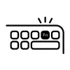 HP 805T2AA#ABF teclado inalámbrico de tamaño completo con teclas tipo chiclet