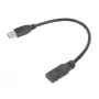 Adaptador USB ACT AC7460 conector macho USB-A a conector hembra USB-C de 24 pines, 20 cm, 5 Gbit/s
