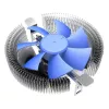 Kit de refrigeración PCCOOLER E90 Disipador de CPU top-blow 8 cm 1000-2000 rpm rodamiento hidráulico Azul