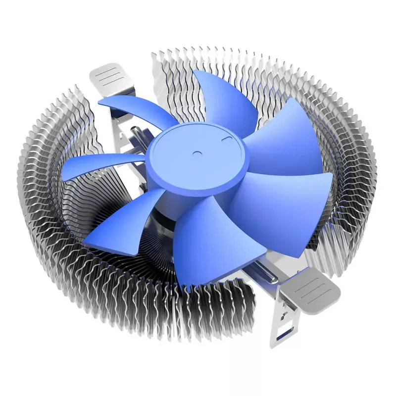 Kit de refrigeración PCCOOLER E90 Disipador de CPU top-blow 8 cm 1000-2000 rpm rodamiento hidráulico Azul