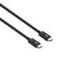 Lindy Cable Thunderbolt 5 de 1 m, 80 Gbit/s, pasivo, conector macho, conector macho, 1 m, 80 Gbit/s, Negro, Níquel