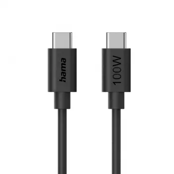 Cable USB Hama 00086448 USB 2.0 1,2 m USB-C negro