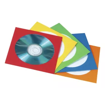 Funda de almacenamiento para soportes de memoria Hama 00078362 funda de papel azul, verde, naranja, rojo, amarillo