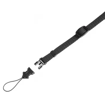 Correa de transporte Hama 00027219 negra nailon 10 mm de ancho 1300 mm de largo
