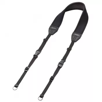 Correa de transporte Hama 00027218 negra nailon 45 mm de ancho 1300 mm de largo