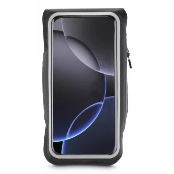 Hama 00019861 funda de brazalete deportivo para móvil para running, 6,5-6,9 pulgadas, repelente al agua, negro