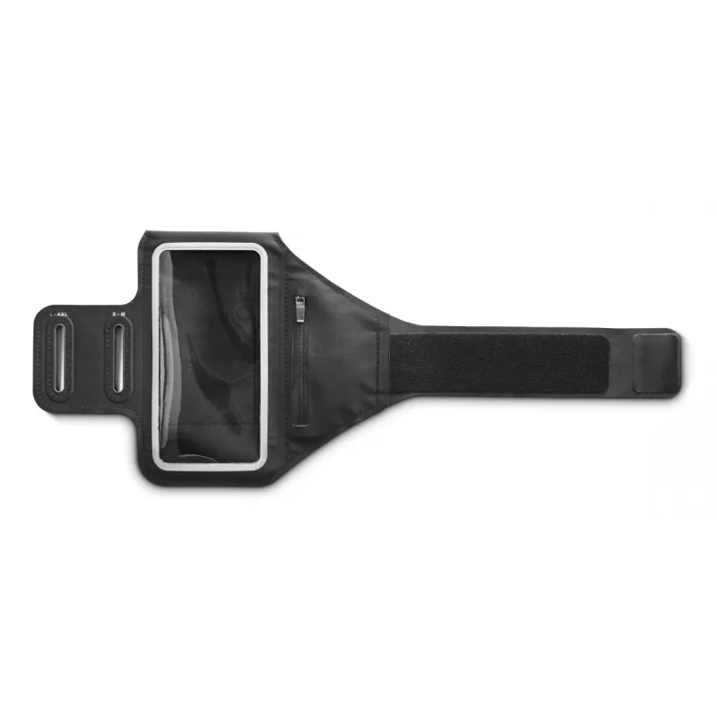 Hama 00019861 funda de brazalete deportivo para móvil para running, 6,5-6,9 pulgadas, repelente al agua, negro