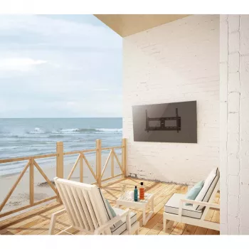 Soporte de pared para exterior Manhattan para TV y monitores (inclinable, antirrobo), para pantallas de 37