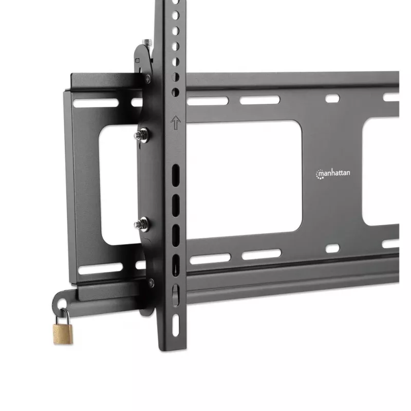 Manhattan 462143 soporte de pared para TV de exterior, inclinable, antirrobo, 37-86 pulgadas, 80 kg