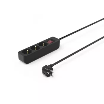 Hama 00223013 Alargador de corriente 1,4 m 3 salidas AC Interior Negro