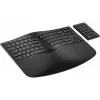 HP 960 Ergonomic Wireless Teclado Full-size 100% RF Wireless + Bluetooth Membrana Negro para casa